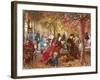 In the Luxembourg Gardens-Adolph von Menzel-Framed Giclee Print