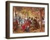 In the Luxembourg Gardens-Adolph von Menzel-Framed Giclee Print