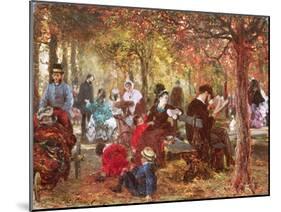 In the Luxembourg Gardens-Adolph von Menzel-Mounted Giclee Print