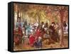 In the Luxembourg Gardens-Adolph von Menzel-Framed Stretched Canvas