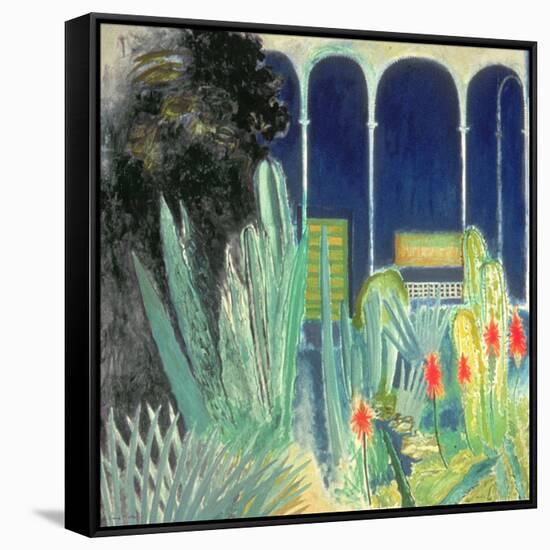 In the Majorelle Gardens-David Alan Redpath Michie-Framed Stretched Canvas