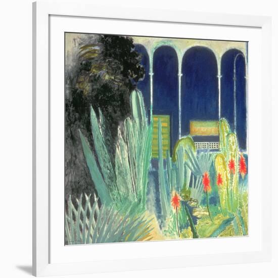 In the Majorelle Gardens-David Alan Redpath Michie-Framed Giclee Print