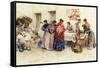In the Market-Puig Roda Gabriel-Framed Stretched Canvas