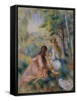 In the Meadow, 1888-92-Pierre-Auguste Renoir-Framed Stretched Canvas