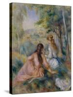In the Meadow, 1888-92-Pierre-Auguste Renoir-Stretched Canvas