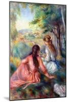 In the Meadow-Pierre-Auguste Renoir-Mounted Art Print