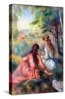 In the Meadow-Pierre-Auguste Renoir-Stretched Canvas