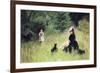 In the Meadow-Berthe Morisot-Framed Art Print