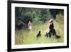 In the Meadow-Berthe Morisot-Framed Art Print