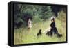 In the Meadow-Berthe Morisot-Framed Stretched Canvas