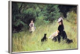 In the Meadow-Berthe Morisot-Framed Art Print