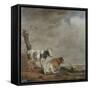 In the Meadow-Paulus Potter-Framed Stretched Canvas