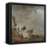 In the Meadow-Paulus Potter-Framed Stretched Canvas