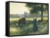 In the Meadow-Julien Dupre-Framed Stretched Canvas