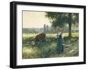 In the Meadow-Julien Dupre-Framed Giclee Print