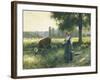 In the Meadow-Julien Dupre-Framed Giclee Print