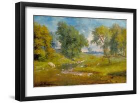 In the Meadow-George Inness Snr.-Framed Giclee Print