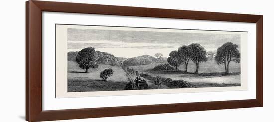 In the Meath Hunting Country: Holywood Rath House Ireland 1879-null-Framed Giclee Print