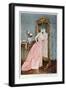 In the Mirror, 1890-Auguste Toulmouche-Framed Giclee Print
