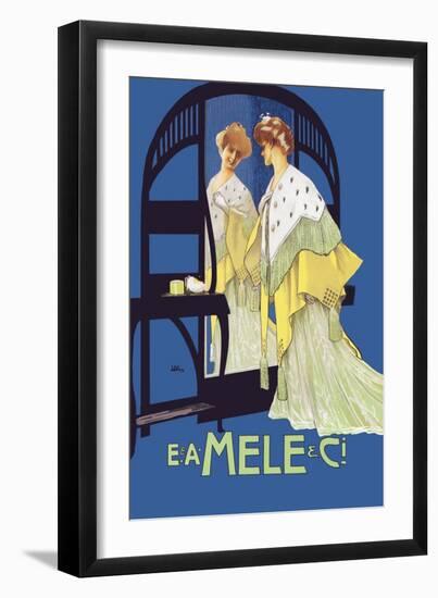 In the Mirror-Leopoldo Metlicovitz-Framed Art Print