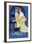 In the Mirror-Leopoldo Metlicovitz-Framed Art Print