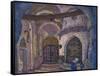 In the Monastery. Stage Design for the Opera Sister Beatrice by A. Davydov, 1914-Nicholas Roerich-Framed Stretched Canvas