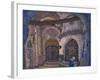 In the Monastery. Stage Design for the Opera Sister Beatrice by A. Davydov, 1914-Nicholas Roerich-Framed Giclee Print