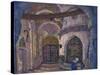In the Monastery. Stage Design for the Opera Sister Beatrice by A. Davydov, 1914-Nicholas Roerich-Stretched Canvas