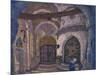 In the Monastery. Stage Design for the Opera Sister Beatrice by A. Davydov, 1914-Nicholas Roerich-Mounted Giclee Print