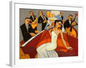 In The Mood - for Jazz-Marsha Hammel-Framed Giclee Print