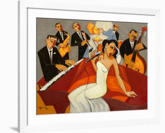 In The Mood - for Jazz-Marsha Hammel-Framed Giclee Print
