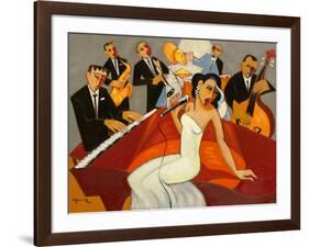 In The Mood - for Jazz-Marsha Hammel-Framed Giclee Print