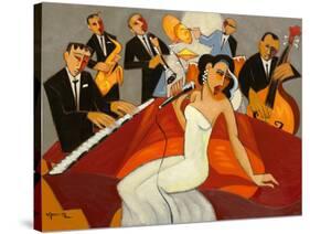 In The Mood - for Jazz-Marsha Hammel-Stretched Canvas