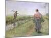 In the Morning, 1889-Fritz von Uhde-Mounted Giclee Print