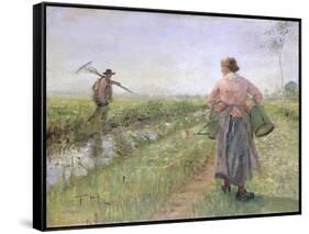 In the Morning, 1889-Fritz von Uhde-Framed Stretched Canvas