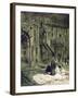 In the Mosque of the Sultan Hassan, Cairo, Egypt, 1928-Louis Cabanes-Framed Giclee Print