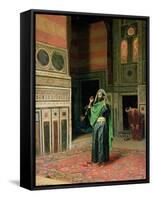 In the Mosque-Ludwig Deutsch-Framed Stretched Canvas