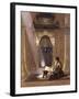 In the Mosque-Carl Friedrich Heinrich Werner-Framed Giclee Print