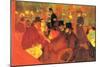 In the Moulin Rouge-Henri de Toulouse-Lautrec-Mounted Art Print