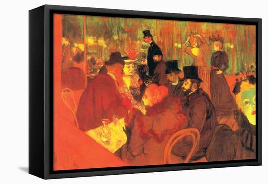 In the Moulin Rouge-Henri de Toulouse-Lautrec-Framed Stretched Canvas