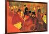 In The Moulin Rouge-Henri de Toulouse-Lautrec-Framed Art Print