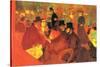 In The Moulin Rouge-Henri de Toulouse-Lautrec-Stretched Canvas