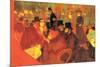 In The Moulin Rouge-Henri de Toulouse-Lautrec-Mounted Premium Giclee Print