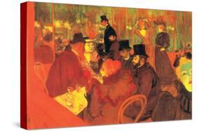 In The Moulin Rouge-Henri de Toulouse-Lautrec-Stretched Canvas