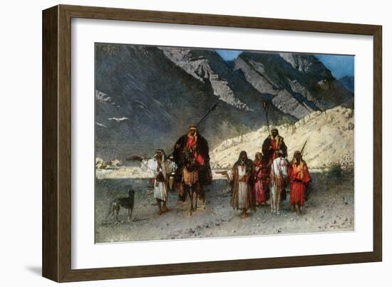 In the Mountains, 1870s-Leon Joseph Florentin Bonnat-Framed Giclee Print