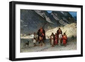 In the Mountains, 1870s-Leon Joseph Florentin Bonnat-Framed Giclee Print