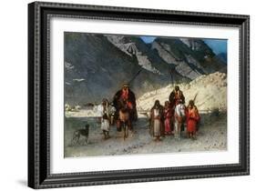 In the Mountains, 1870s-Leon Joseph Florentin Bonnat-Framed Giclee Print