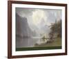 In the Mountains, c.1867-Albert Bierstadt-Framed Art Print