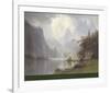 In the Mountains, c.1867-Albert Bierstadt-Framed Art Print