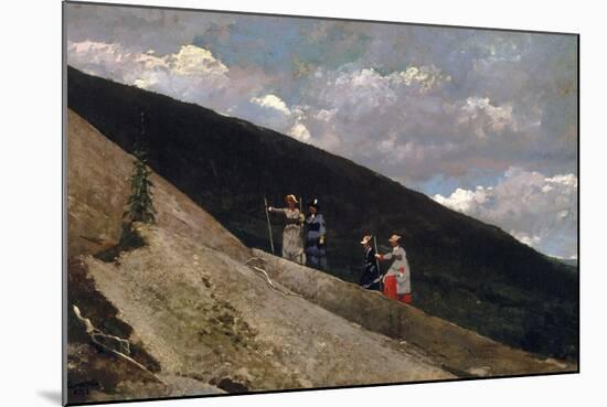 In The Mountains-Winslow Homer-Mounted Giclee Print